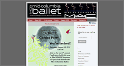 Desktop Screenshot of midcolumbiaballet.org